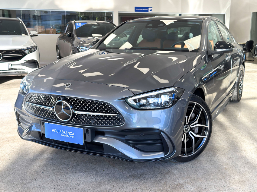 mercedes-benz c 300 2.0 eq boost hibrido amg line 9g-tronic 4p automatico 2024