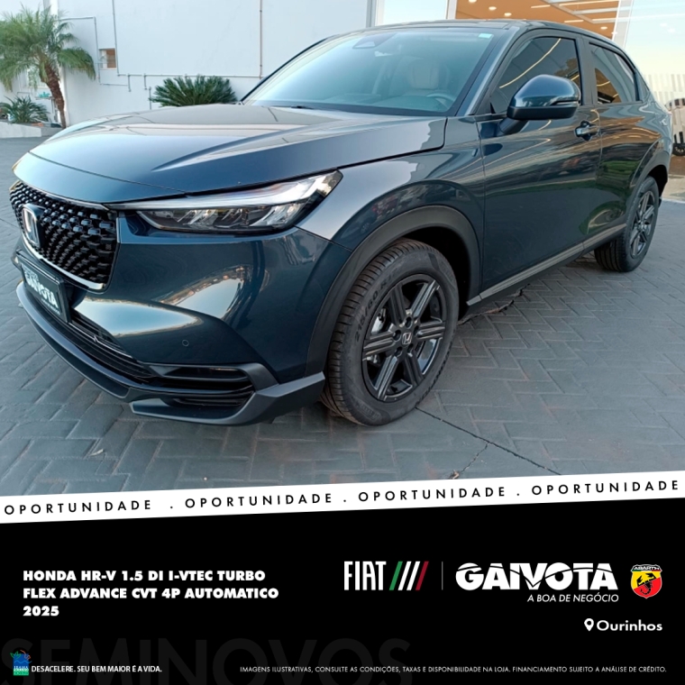 honda hr-v 1.5 di i-vtec turbo flex advance cvt 4p automatico 2025 honda hr-v 1.5 di i-vtec turbo flex advance cvt 4p automatico 2025