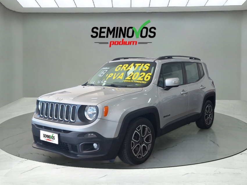 jeep renegade 1.8 16v flex longitude 4p automatico 20181