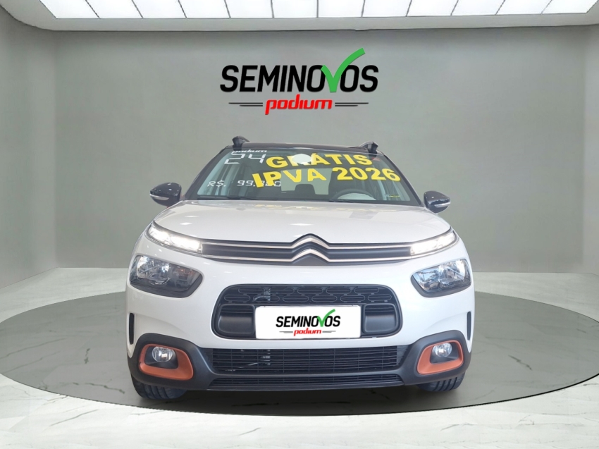 citroen c4 cactus 1.6 vti 120 flex feel pack eat6 4p automatico 2024