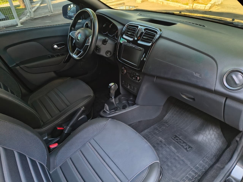 renault logan 1.6 16v sce flex intense x-tronic 4p automatico 20207