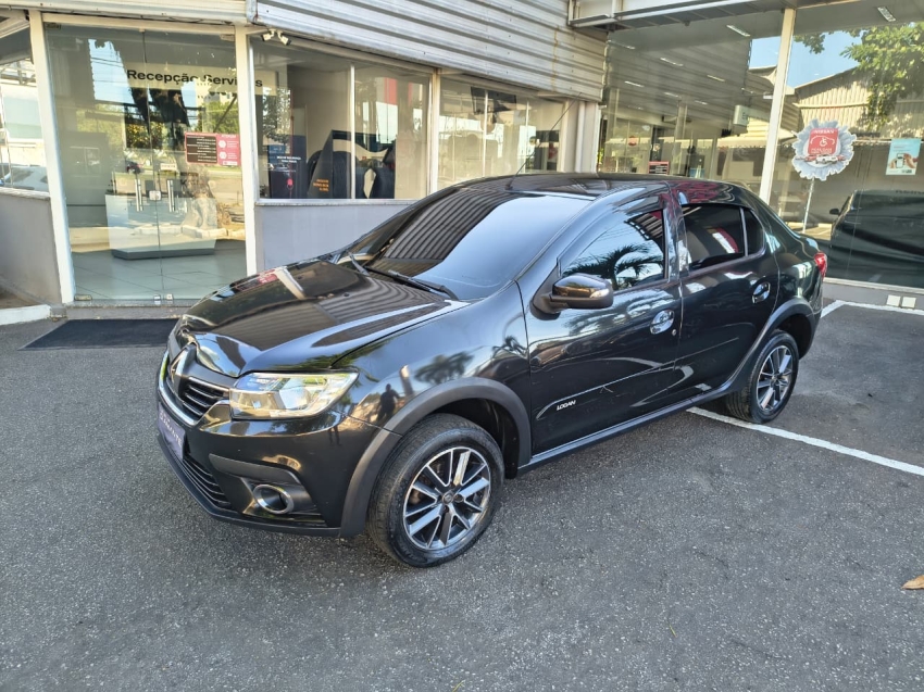 renault logan 1.6 16v sce flex intense x-tronic 4p automatico 20202