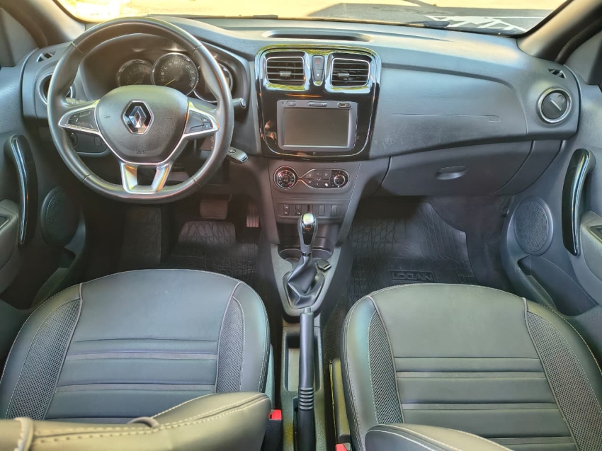 renault logan 1.6 16v sce flex intense x-tronic 4p automatico 20208