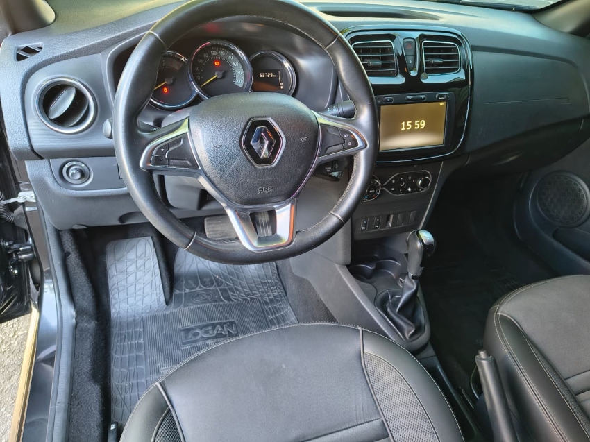 renault logan 1.6 16v sce flex intense x-tronic 4p automatico 20206