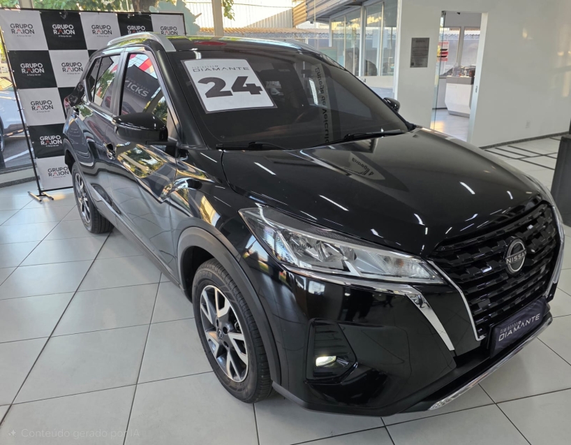 nissan kicks 1.6 16v flexstart sense xtronic flex 4p automatico 2024
