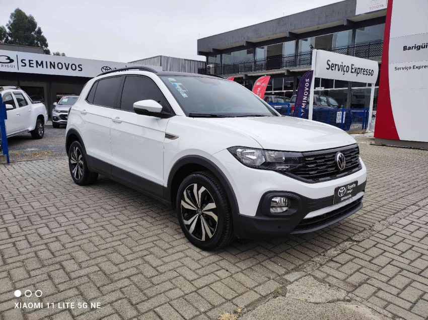 volkswagen t-cross 1.0 200 tsi total flex comfortline automatico 4p 2022