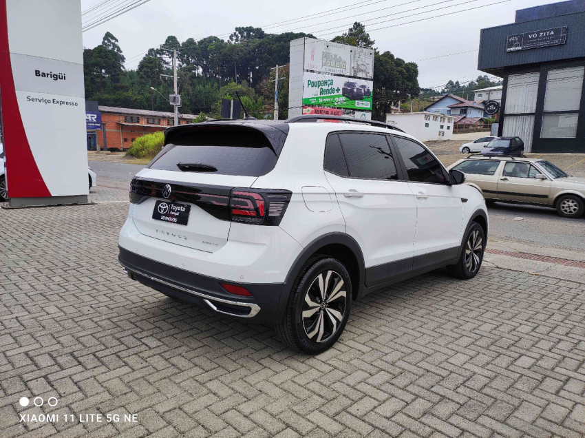 volkswagen t-cross 1.0 200 tsi total flex comfortline automatico 4p 2022