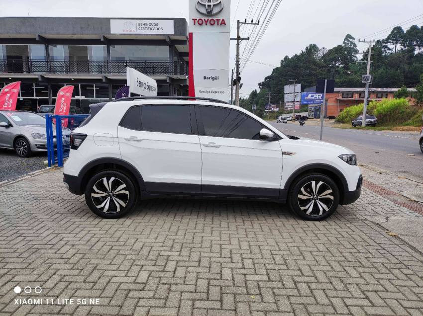 volkswagen t-cross 1.0 200 tsi total flex comfortline automatico 4p 2022