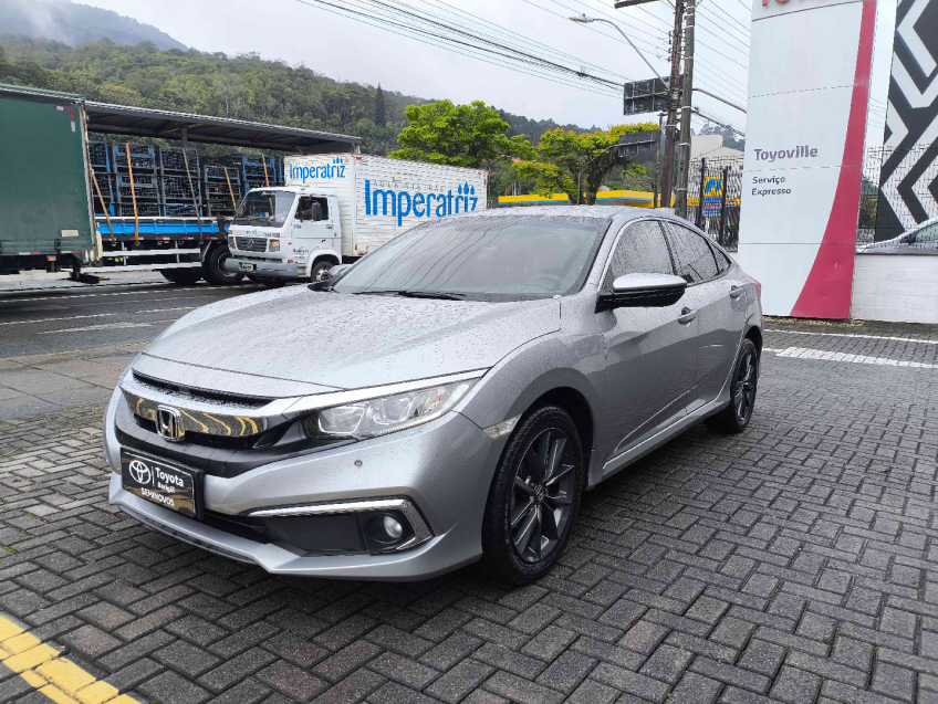 honda civic 2.0 16v flexone exl 4p cvt flex automatico 2020