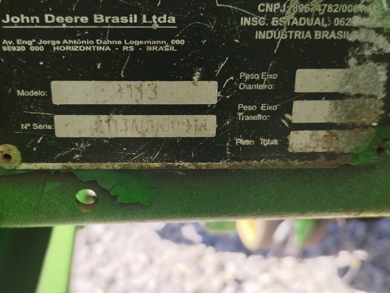 john deere plantadeira 2113 ano 2008 diesel 1p automatico5