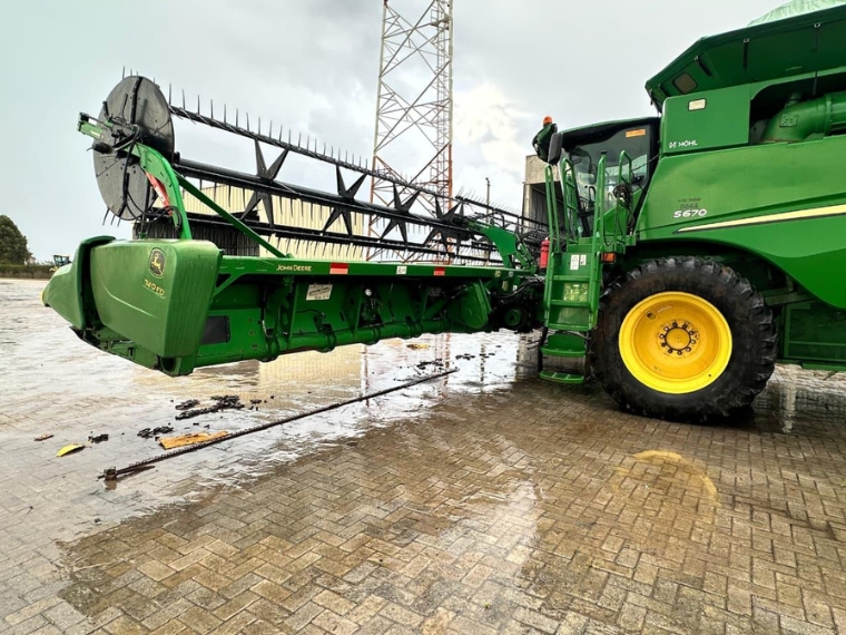 john deere colheitadeira s670 ano 2018 diesel 1p automatico7