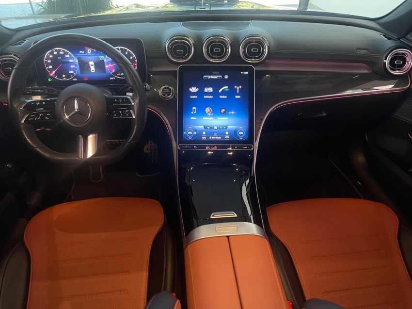 mercedes-benz c 200 1.5 eq boost hibrido amg line 9g-tronic gasolina 4p automatico 20227