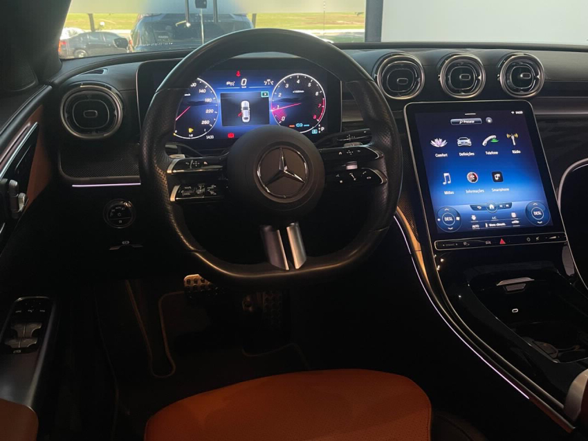 mercedes-benz c 200 1.5 eq boost hibrido amg line 9g-tronic gasolina 4p automatico 20228