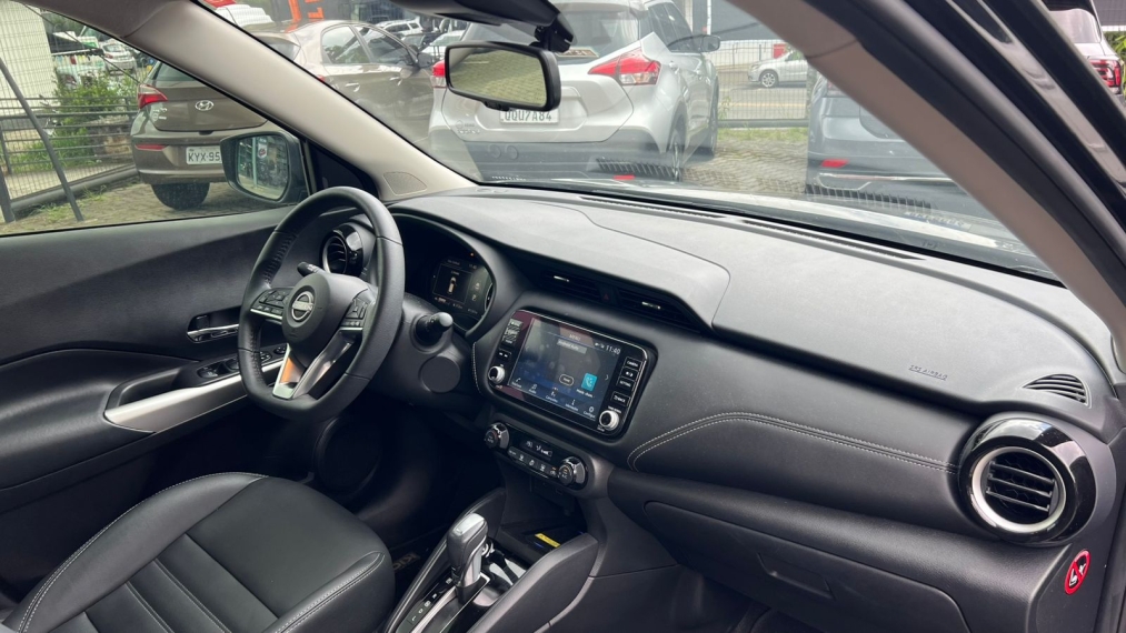 nissan kicks 1.6 16v flexstart exclusive xtronic flex 5p automatico 20248