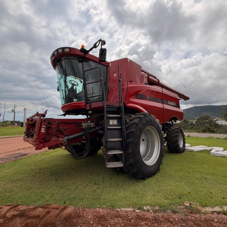 colheitadeira case 8120 35 pes draper 2013