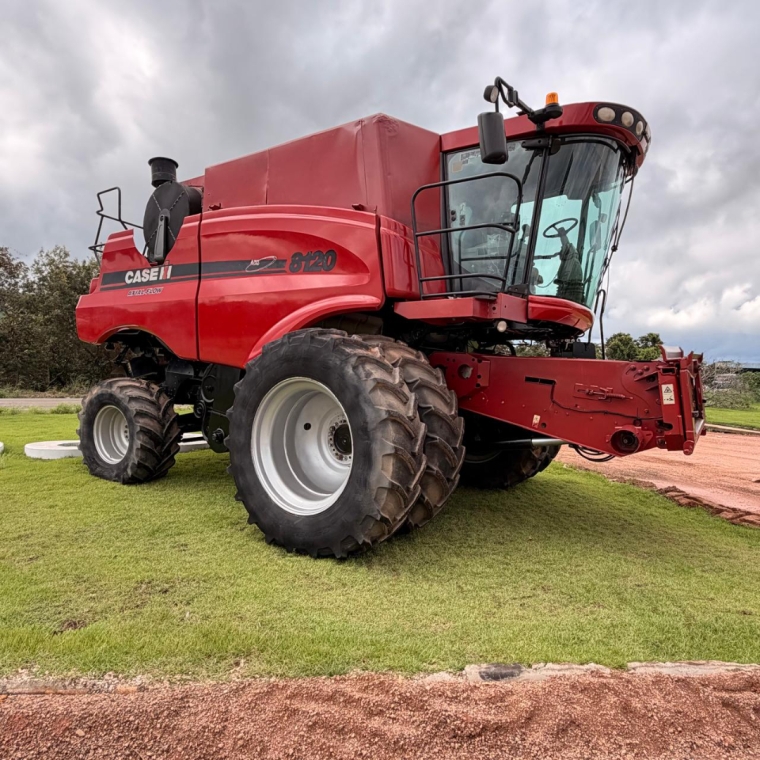 colheitadeira case 8120 35 pes draper 20131