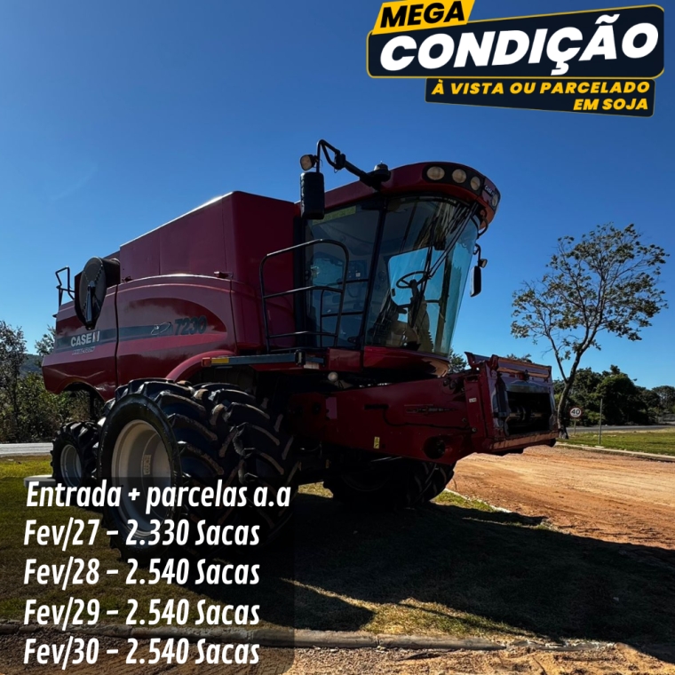 colheitadeira  case 7230 2015