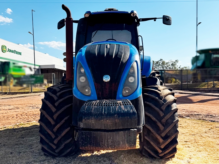 new holland trator t8 385 *1608* diesel 1p semiautomatico 2012
