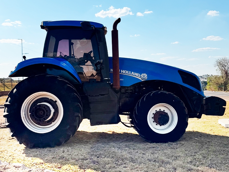 new holland trator t8 385 *1608* diesel 1p semiautomatico 2012