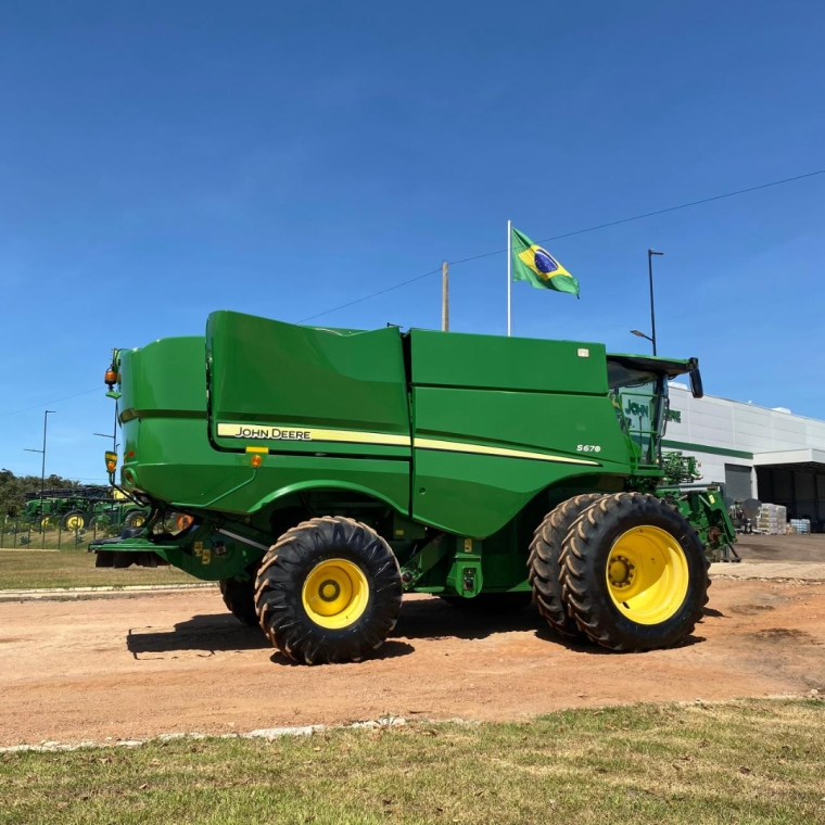 john deere colheitadeira s670 *0038* diesel 1p semiautomatico 2014