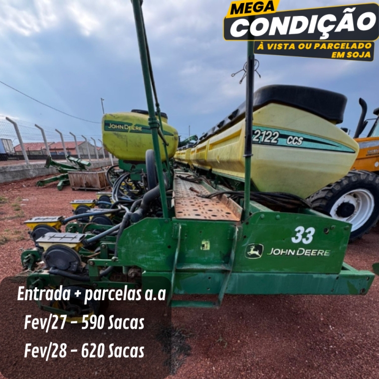 plantadeira  john deere 2122 22 linhas tx 2016 *5152*