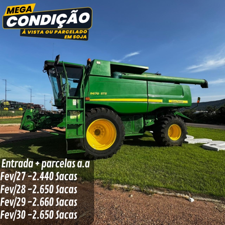 colheitadeira john deere  sts 9670 2011 *0727*