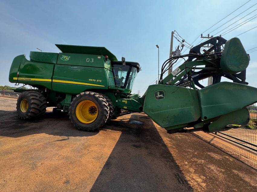john deere colheitadeira sts 9670 *0754* diesel semiautomatico 20111