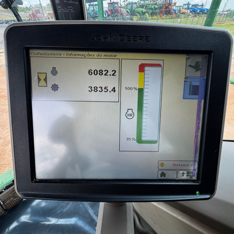 john deere colheitadeira s680 *0117* diesel 1p semiautomatico 20145