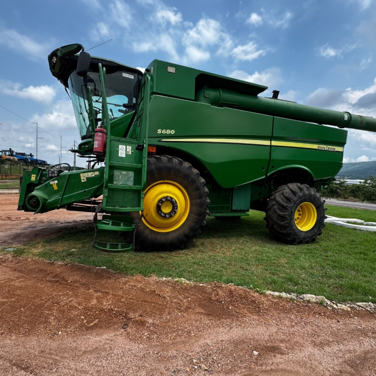 john deere colheitadeira s680 *0117* diesel 1p semiautomatico 20142