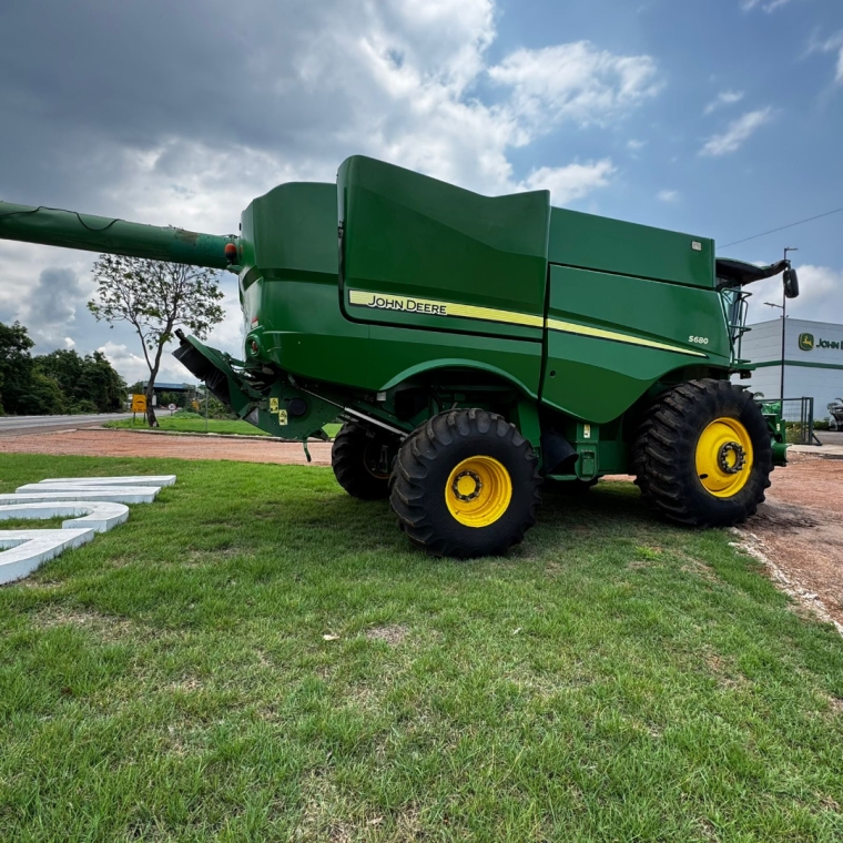 john deere colheitadeira s680 *0117* diesel 1p semiautomatico 20143