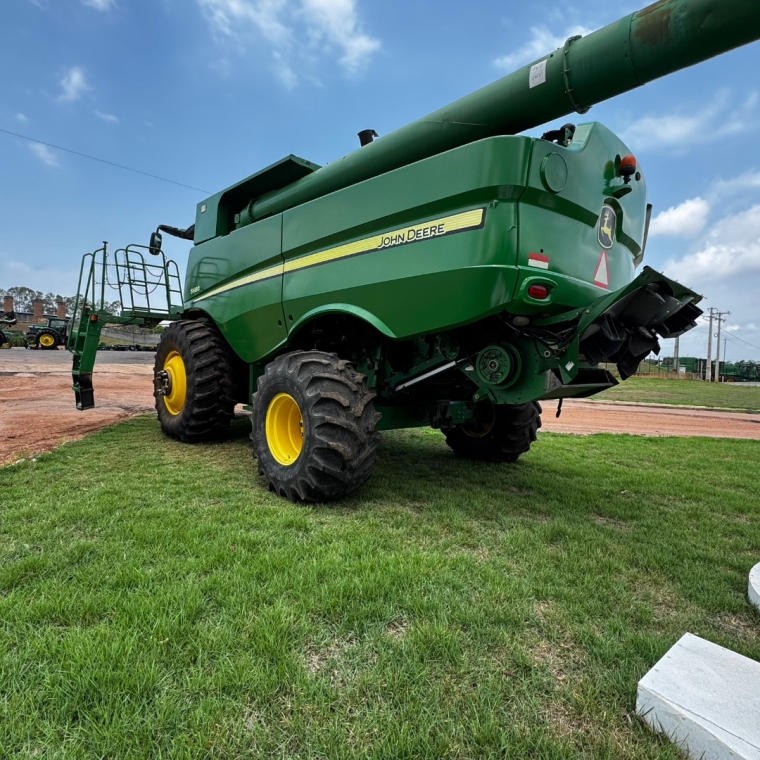 john deere colheitadeira s680 *0117* diesel 1p semiautomatico 20146