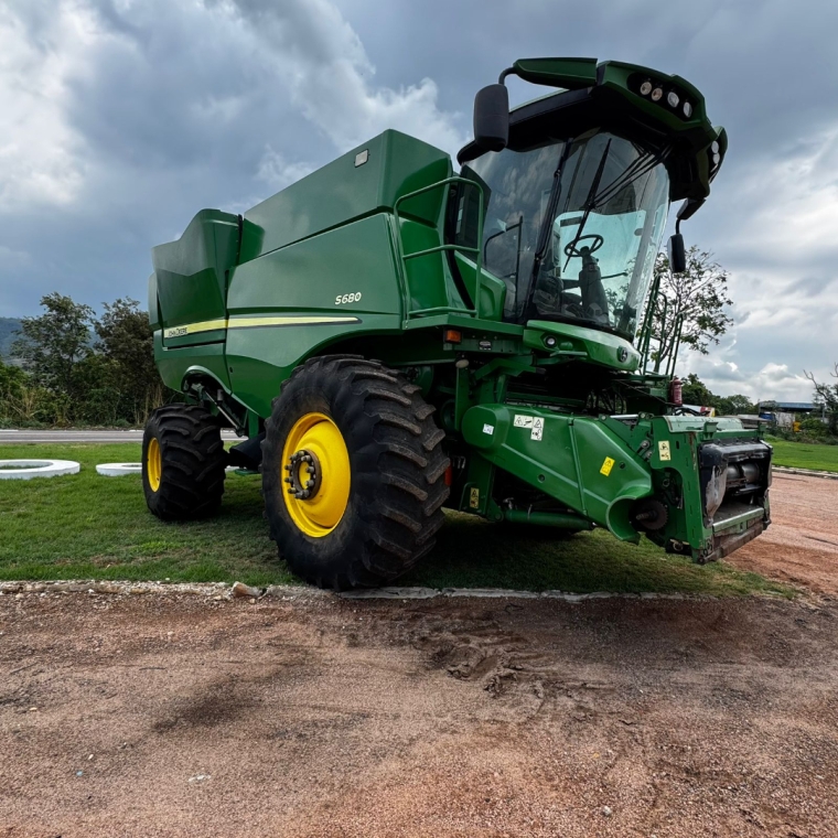 john deere colheitadeira s680 *0117* diesel 1p semiautomatico 2014
