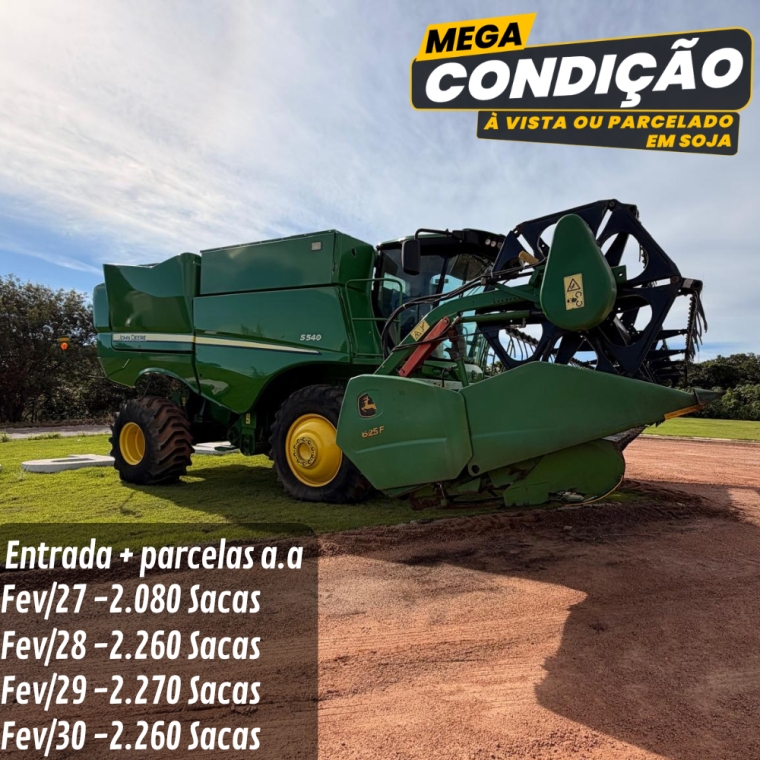 colheitadeira  john deere s540 2014 *0222*