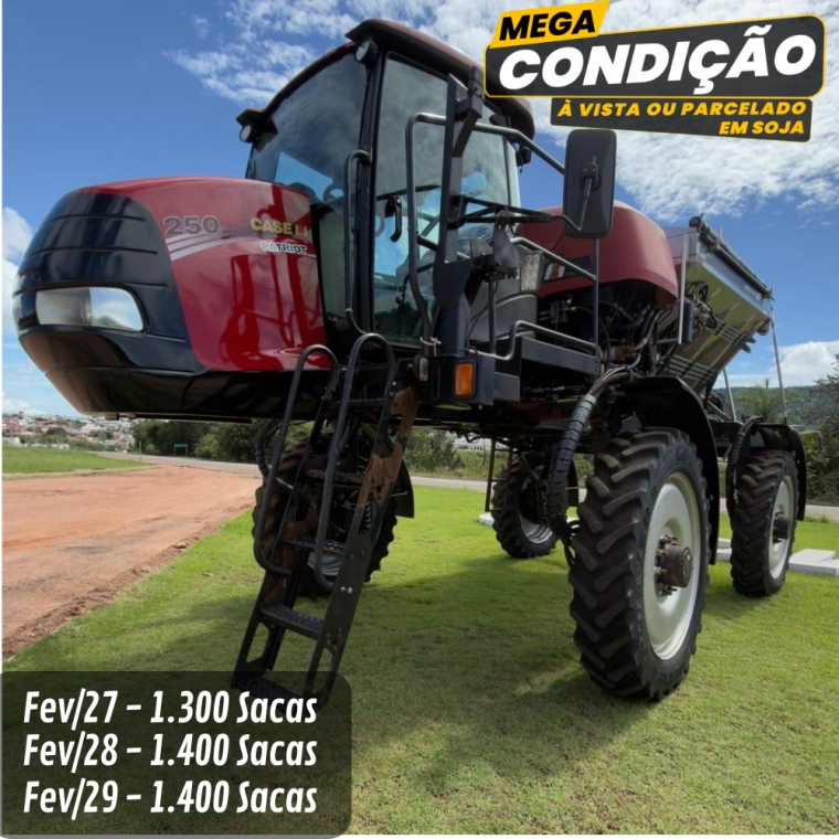 pulverizador case patriot 250 c/ mp agro ano 2015