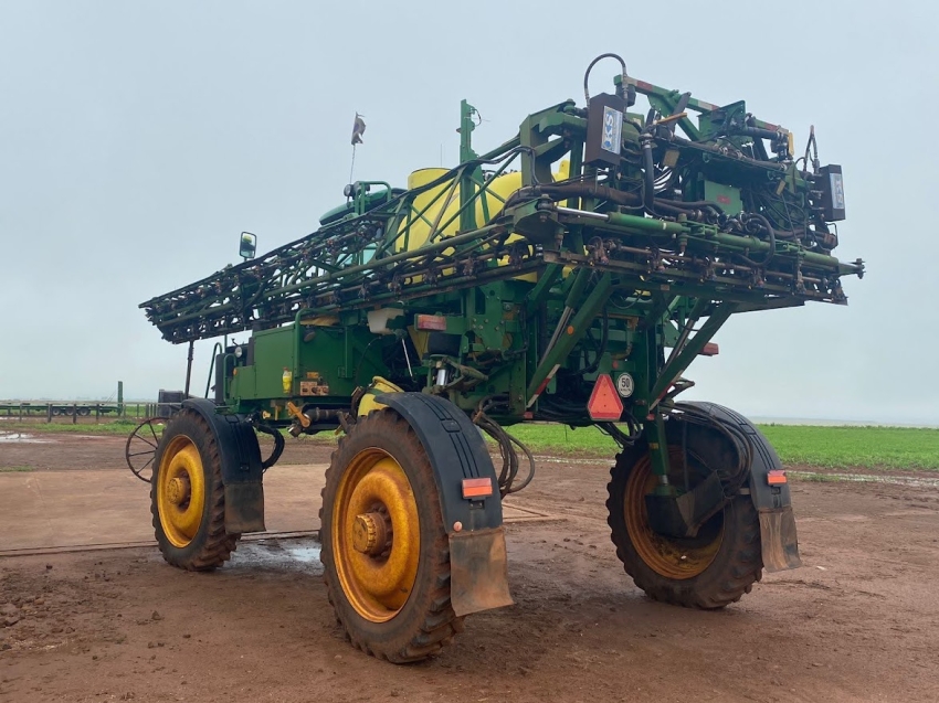john deere pulverizador m4040 piloto automatico. metal 30mts. tanque 4.000lts. exactapply. motor 4.500hrs diesel 1p automatico 2019