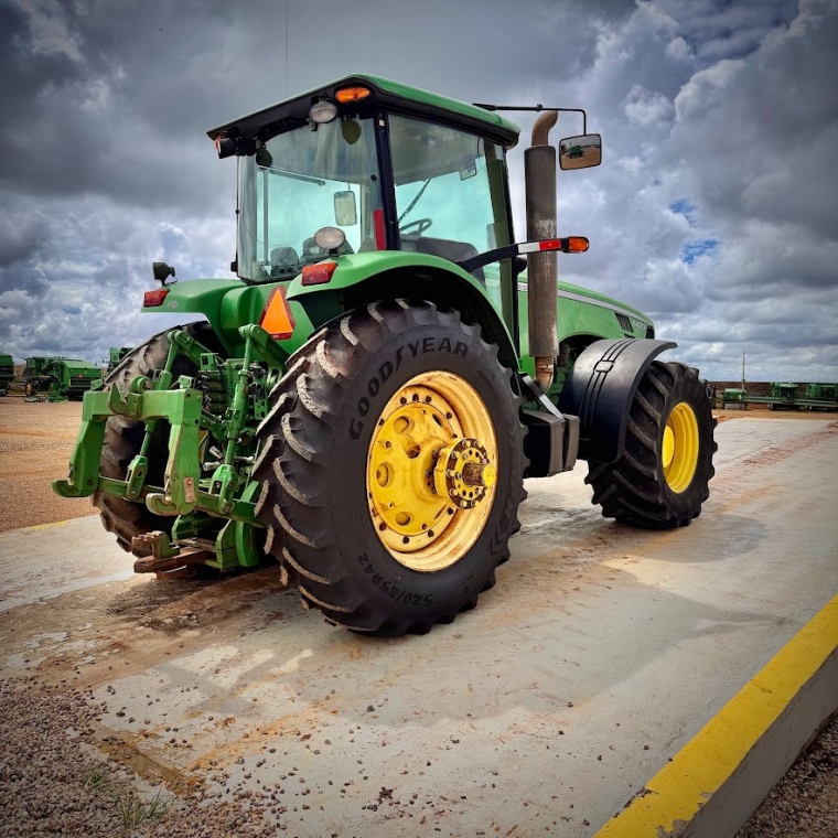 john deere trator 8430 310 cv. sem piloto automatico. rodado dual. motor: 12300 diesel 1p automatico 2008