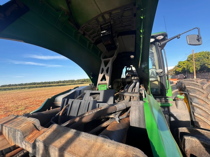 john deere trator 8370r  370 cv. piloto automatico. rodado dual. ils. motor: 9.117 diesel 1p automatico 2016
