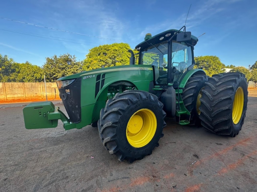 john deere trator 8370r  370 cv. piloto automatico. rodado dual. ils. motor: 9.117 diesel 1p automatico 2016