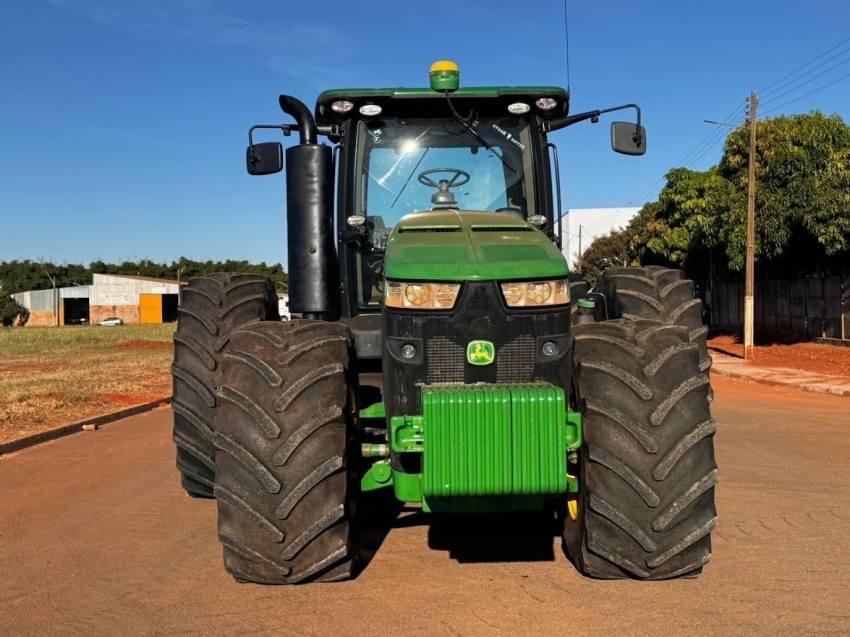 john deere trator 8370r  370 cv. piloto automatico. rodado dual. ils. motor: 9.117 diesel 1p automatico 2016