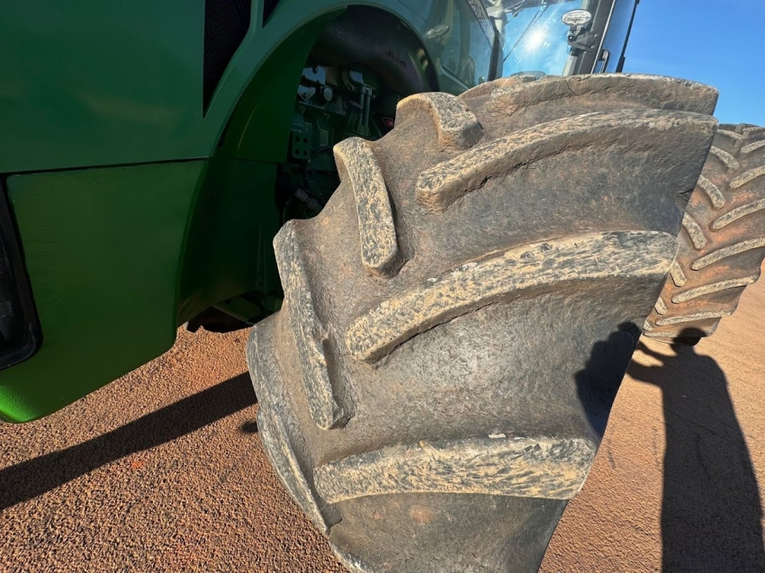 john deere trator 8370r  370 cv. piloto automatico. rodado dual. ils. motor: 9.117 diesel 1p automatico 2016