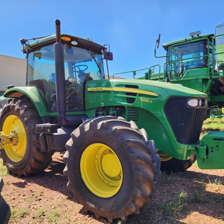 john deere trator 7230j  230cv. piloto automatico. rodado dual. motor 183hrs diesel 1p automatico 2023