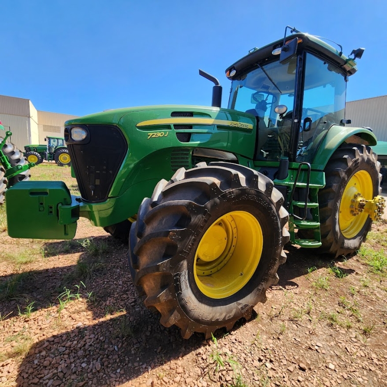 john deere trator 7230j  230cv. piloto automatico. rodado dual. motor 183hrs diesel 1p automatico 2023