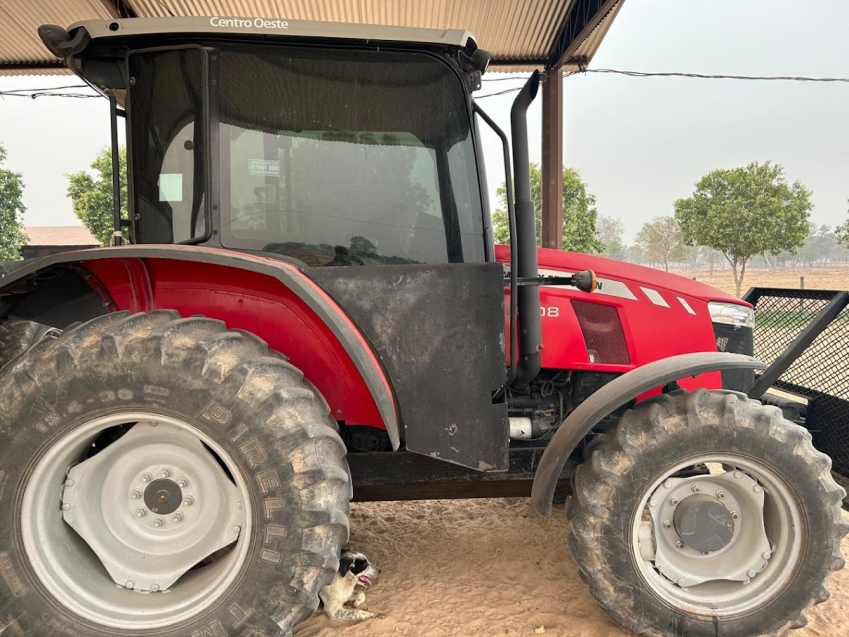 massey ferguson trator mf 4708 82cv. cabine. paralama dianteiro. motor: 3.500hrs. diesel 1p automatico 2019