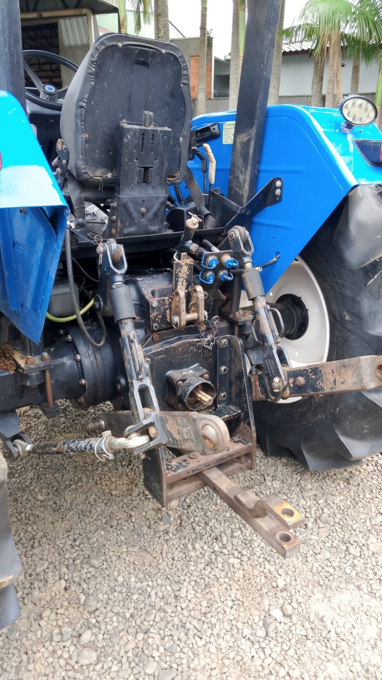 new holland trator tl75 plataformado 4x4 diesel manual 20075