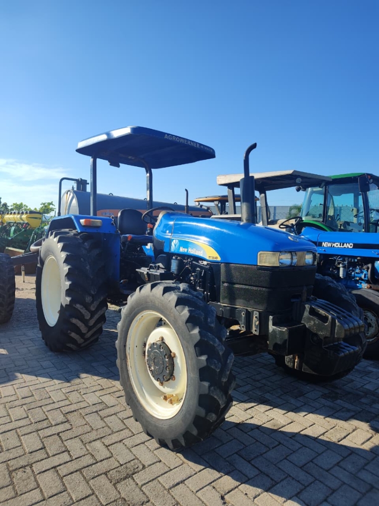 new holland trator tt 3840 plataformado 4x4 diesel manual 2005