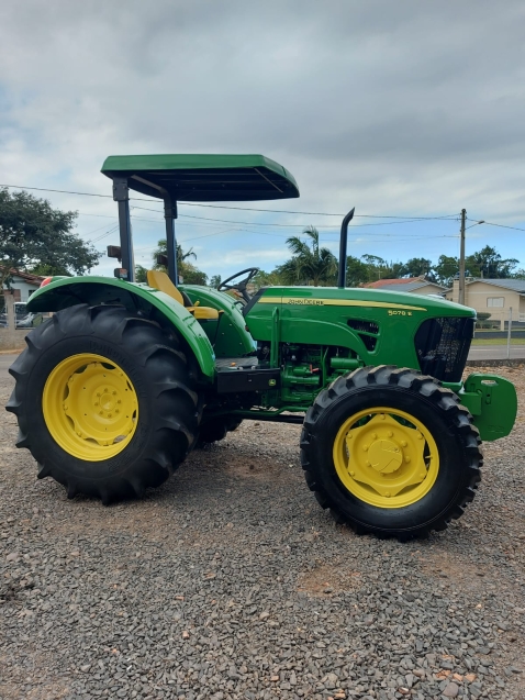 john deere trator 5078e  plataformado diesel manual 20175