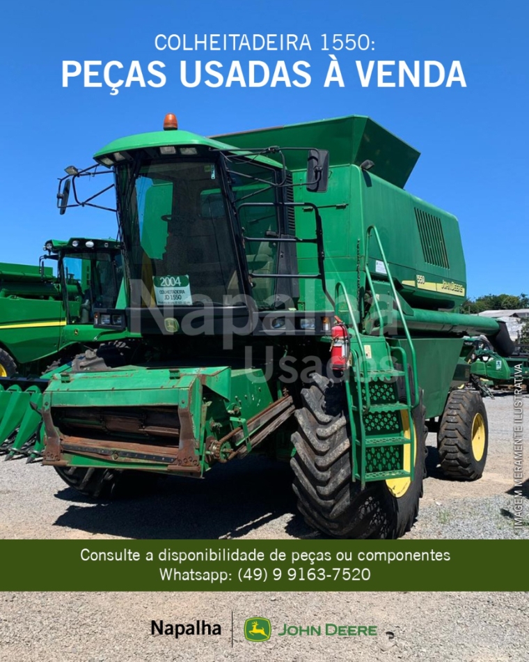 john deere colheitadeira 1550 diesel 1p manual 2004