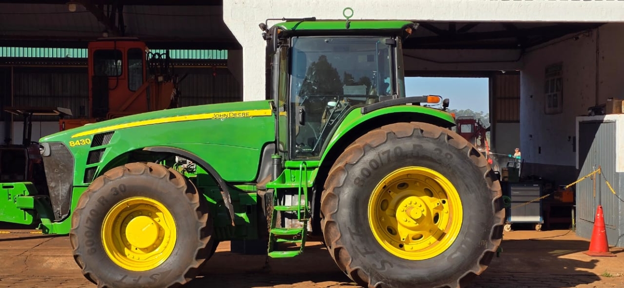 john deere trator 8430 transmissao powershift diesel 1p automatico 2008