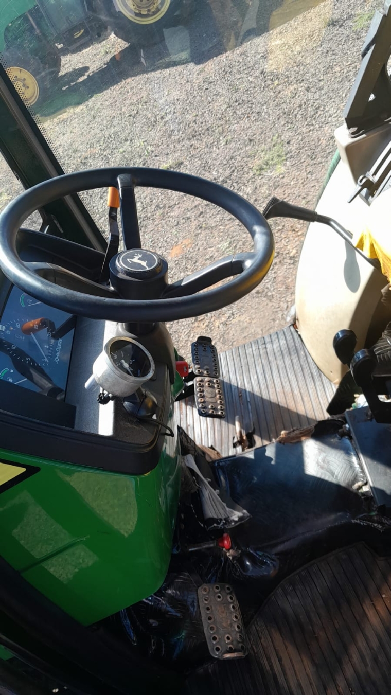 john deere trator 5075ef cabine agroleite / com redutor diesel 1p manual 2018