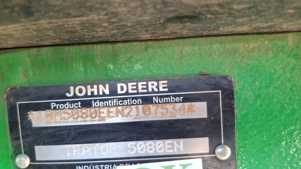 john deere trator 5080e  cabine agroleite com redutor - 5080en diesel 1p manual 2022